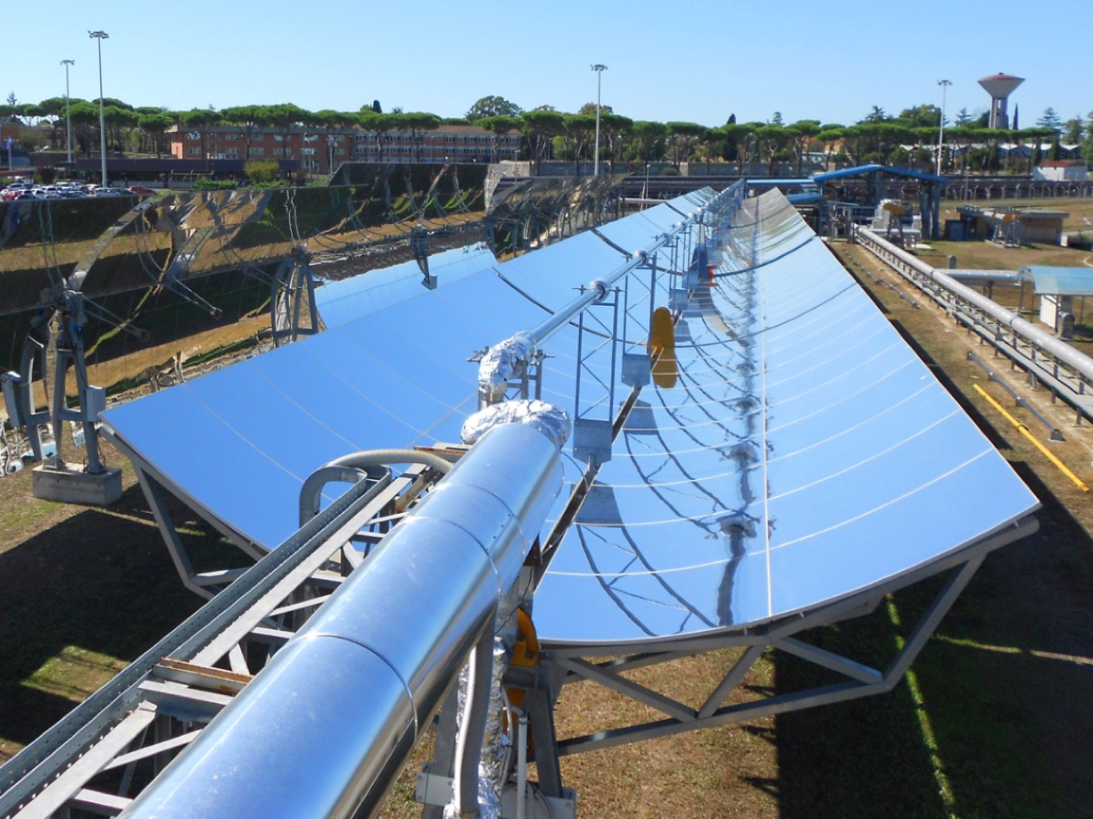 Impianto prova collettori solari CSP